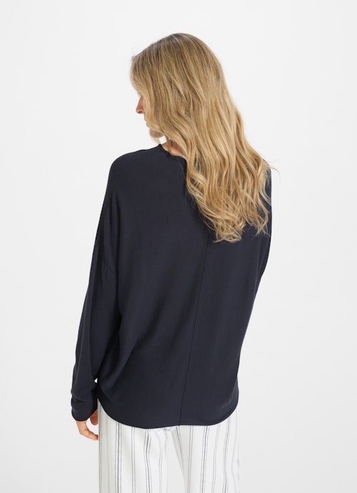Coupe Casual Fit Sweat-shirts Viscose Stretch - Sweater navy
