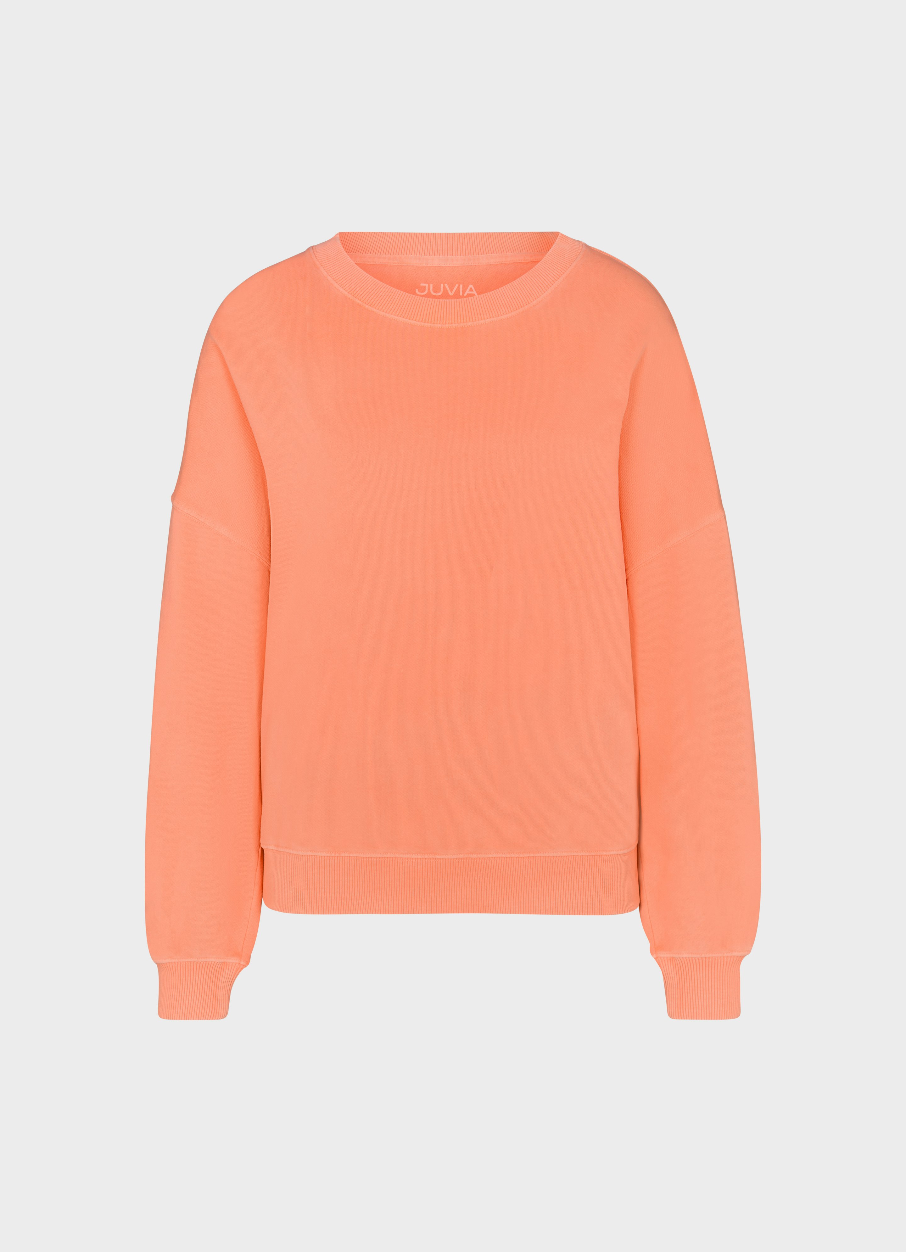 JUVIA 売れ筋商品|||ジュヴィア パーカー・スウェットシャツ アウター レディース Sweatshirts Orange juvia-oversized-sweatshirt-502