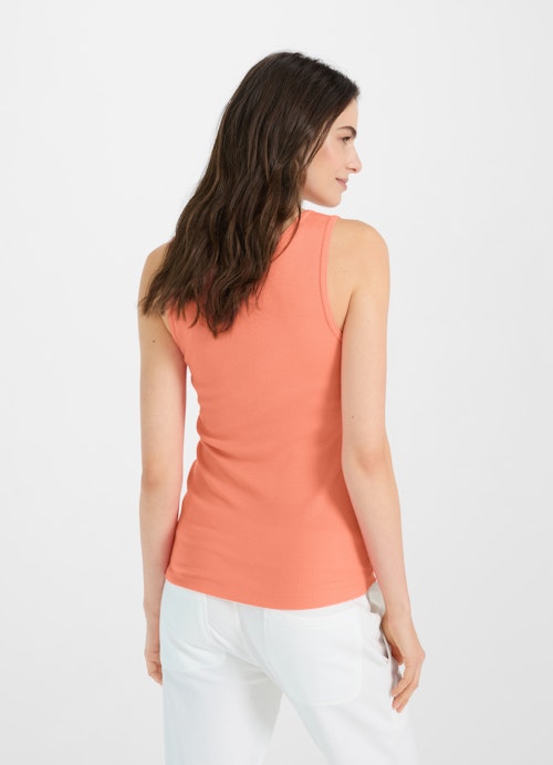 Coupe Regular Fit Hauts Top papaya