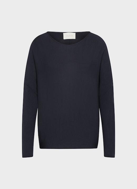 Casual Fit Sweatshirts Viscose Stretch - Sweater navy