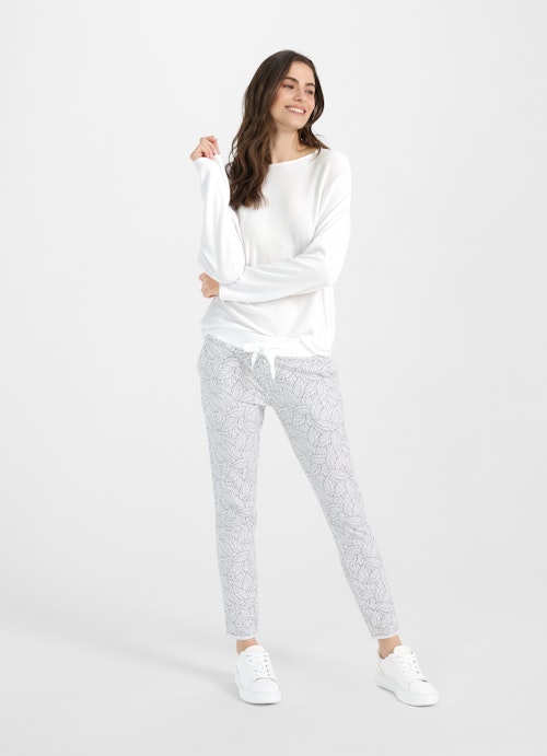 Slim Fit Pants Slim Fit - Sweatpants white