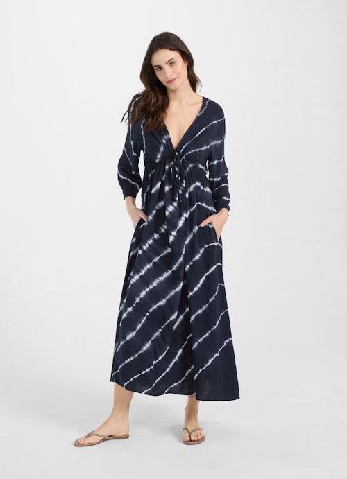 Maxi Length Dresses Viscose - Maxi Dress navy