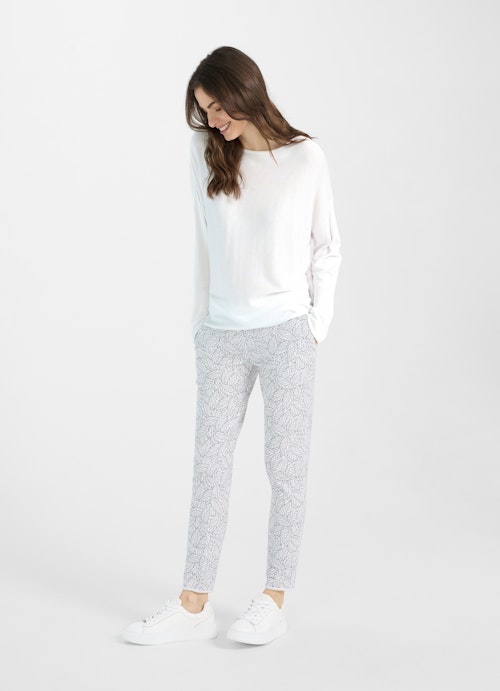 Slim Fit Pants Slim Fit - Sweatpants white