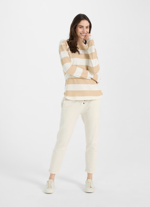 Slim Fit Strick Cashmix - Sweater camel-eggshell