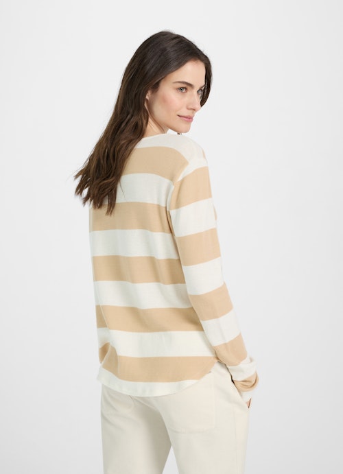 Slim Fit Strick Cashmix - Sweater camel-eggshell