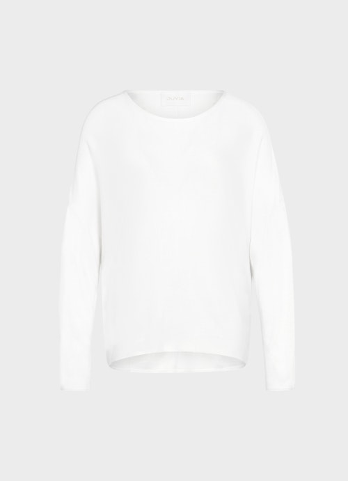 Casual Fit Sweatshirts Viscose Stretch - Sweater white