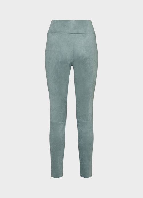 Leggings Hosen Tech Velours - Leggings stormy green