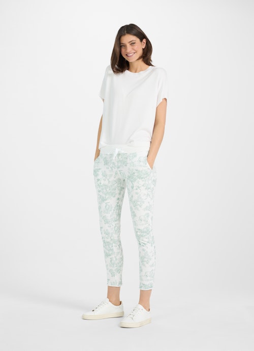 Coupe Casual Fit Pulls Viscose Stretch - Sweat à manches courtes white