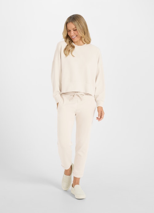 Loose Fit Sweatshirts Sweatshirt eggshell