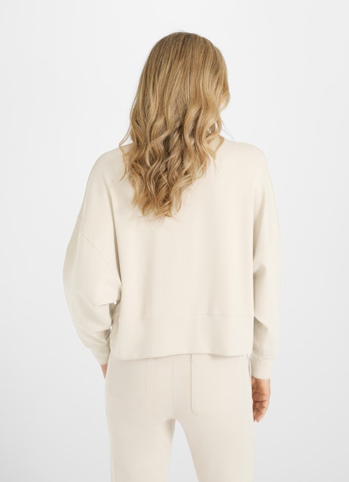 Loose Fit Sweatshirts Sweatshirt eggshell