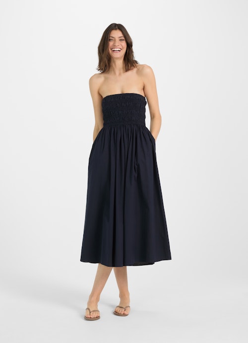 One Size Dresses Popeline - Dress navy