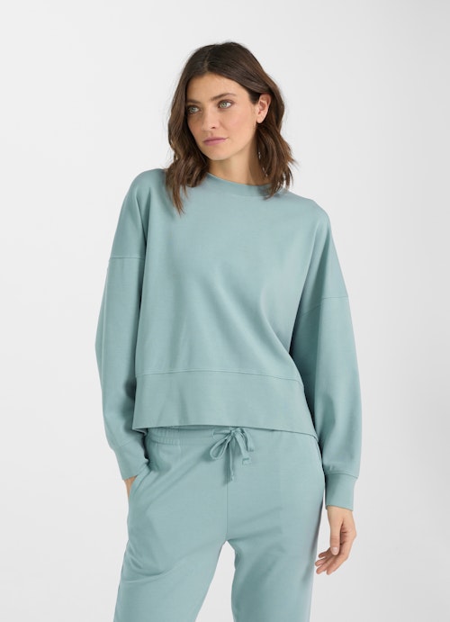 Loose Fit Sweatshirts Sweatshirt slate green