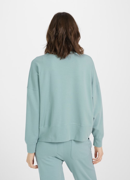 Loose Fit Sweatshirts Sweatshirt slate green