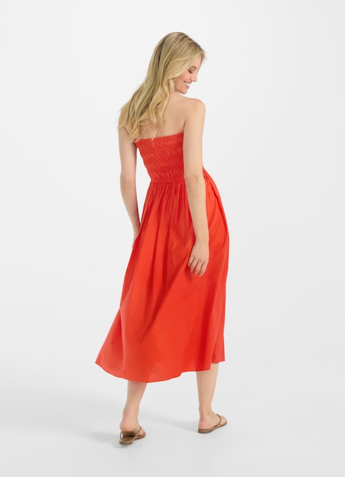 One Size Kleider Popeline - Kleid signal red