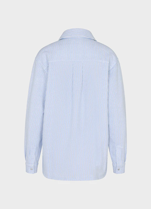 Loose Fit Blouses Overshirt victoria blue