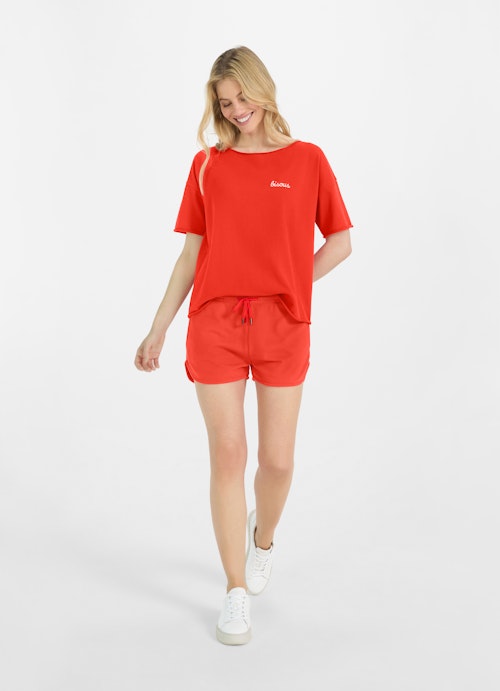 Oversized Fit Sweater Oversized - Shirt signal red