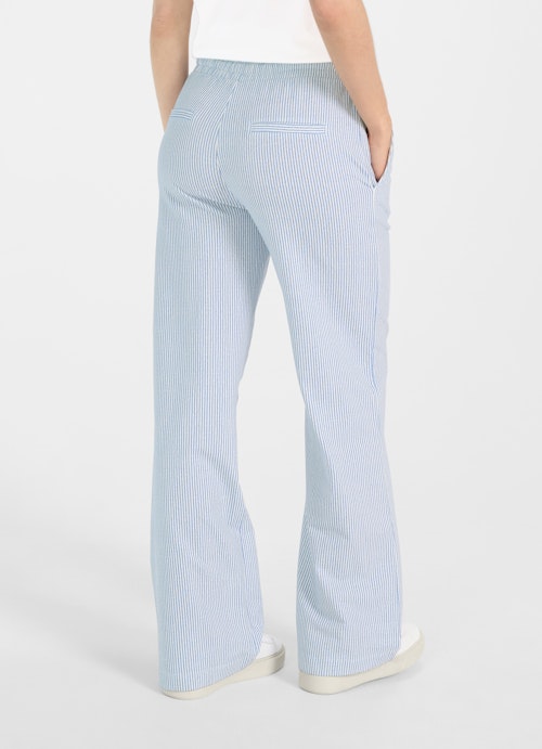 Casual Fit Pants Wide Leg Fit - Sweatpants victoria blue