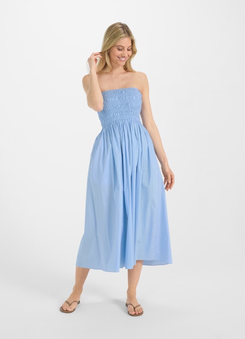 One Size Dresses Popeline - Dress marina blue