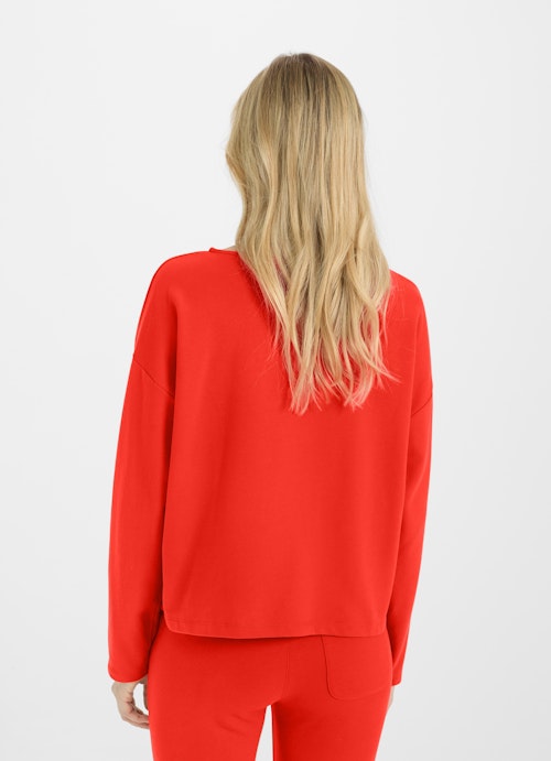 Loose Fit Sweatshirts Sweatshirt signal red
