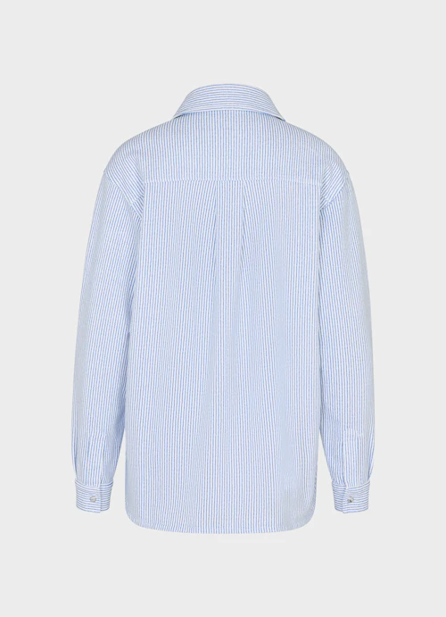 Loose Fit Blouses Overshirt victoria blue