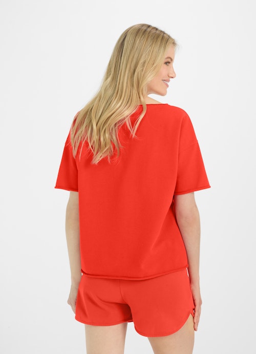 Oversized Fit Sweater Oversized - Shirt signal red