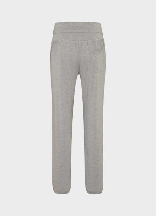 Loose Fit Pants Monaco Baby Jersey Hose elephant melange