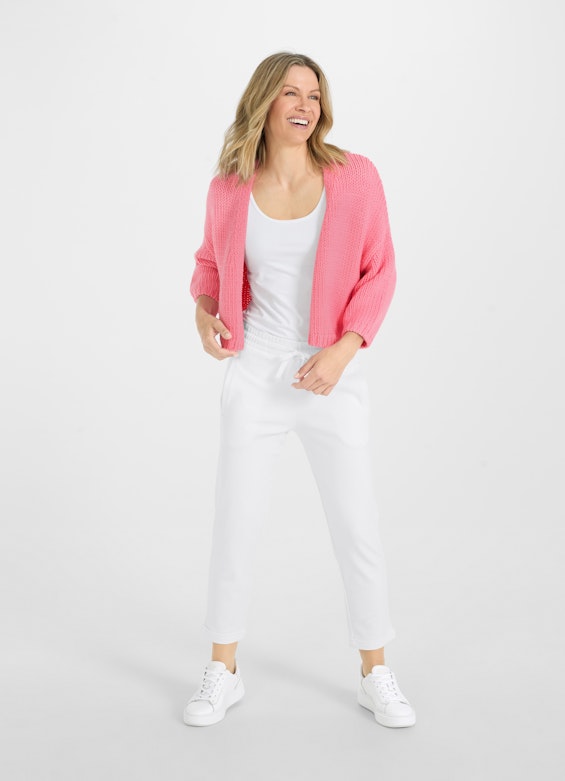 Casual Fit Strick Strick - Cardigan bubblegum