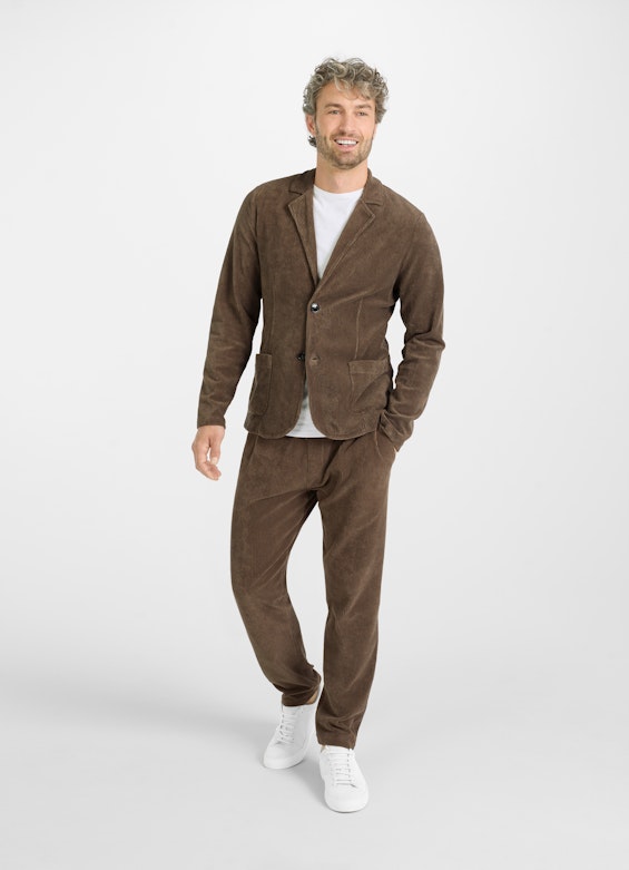 Coupe Regular Fit Pantalons Velours côtelé - Pantalon khaki