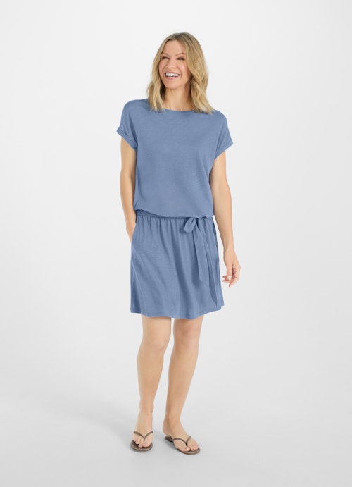 Regular Fit Kleider Jerseykleid denim