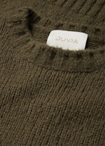 Regular Fit Strick Strick Pullover khaki