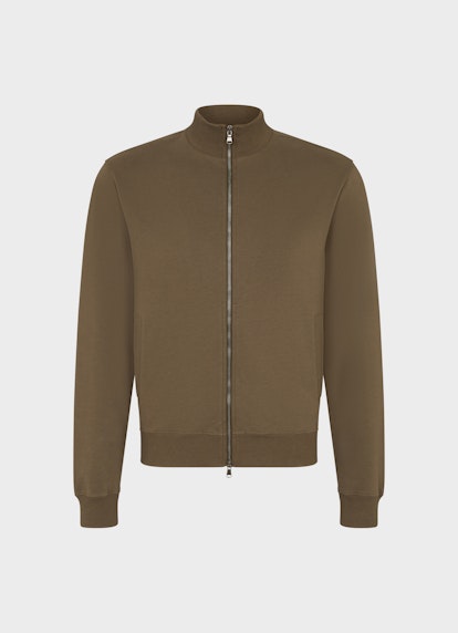 Regular Fit Jacken Sweatjacke khaki