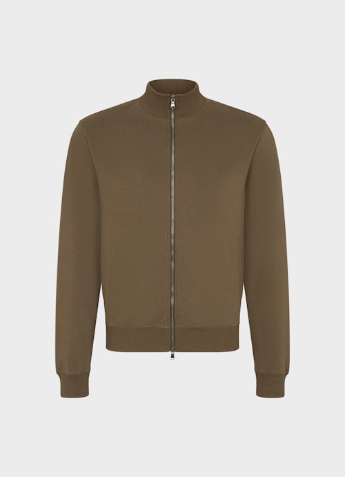 Regular Fit Jacken Sweatjacke khaki