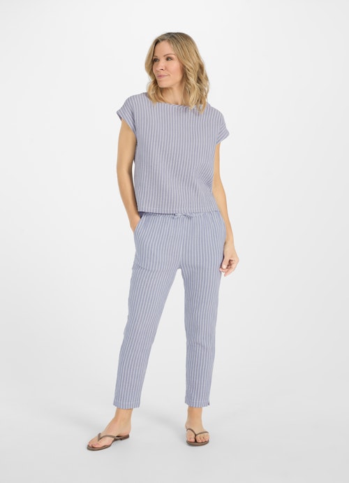 Regular Fit Hosen Musselin - Hose denim