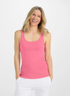 Slim Fit Tops Top bubblegum