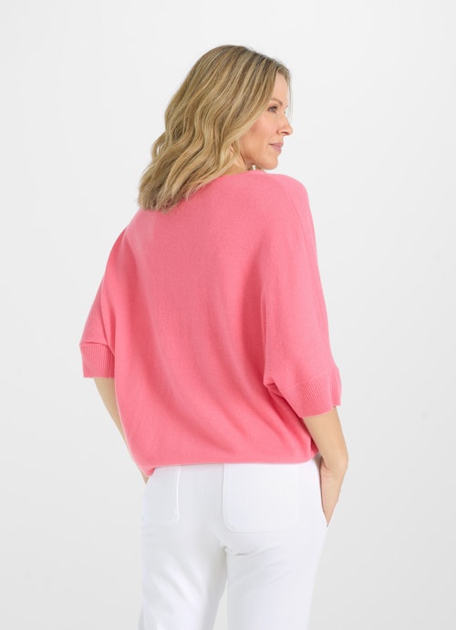 Coupe Casual Fit Maille Pull en cachemire mélangé bubblegum