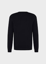 Regular Fit Strick Strick Pullover navy