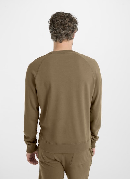 Coupe Regular Fit Pulls Sweatshirt khaki