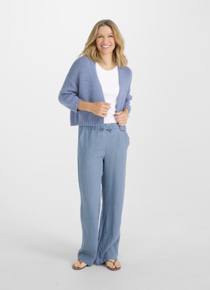 Casual Fit Strick Strick - Cardigan denim