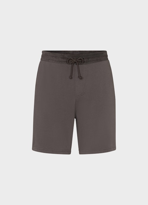 Slim Fit Shorts Frottee - Shorts charcoal