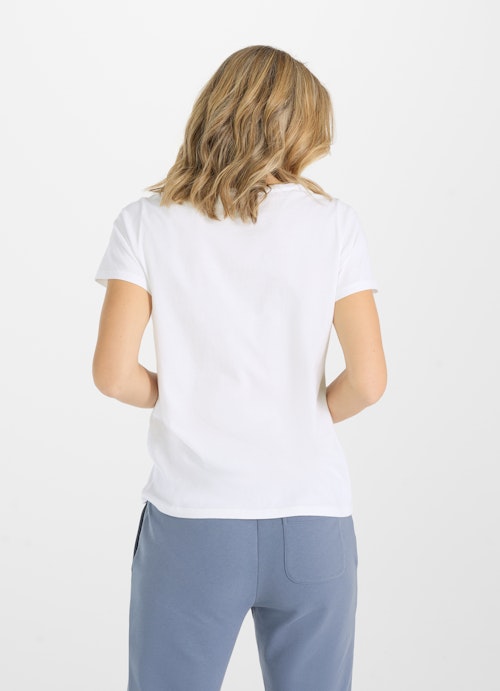 Coupe Regular Fit T-shirts T-shirt white-denim