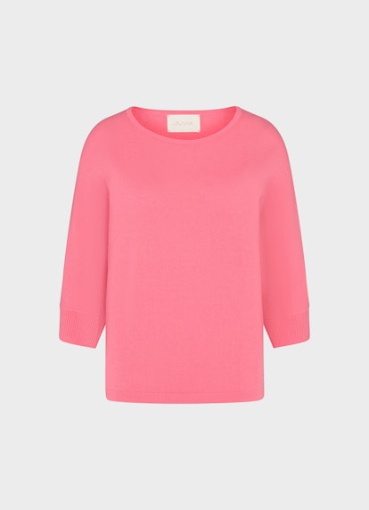 Casual Fit Strick Cashmere Blend - Pullover bubblegum