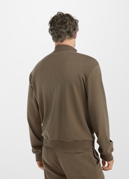 Regular Fit Jacken Sweatjacke khaki
