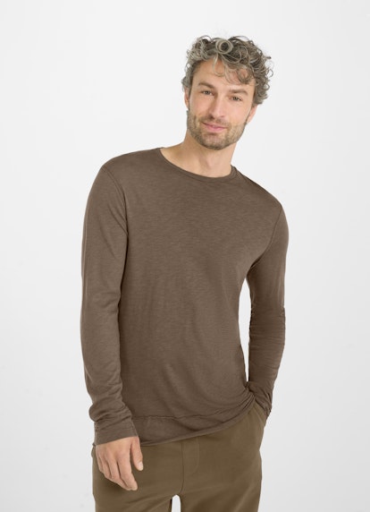 Regular Fit Longsleeves T-Shirt khaki