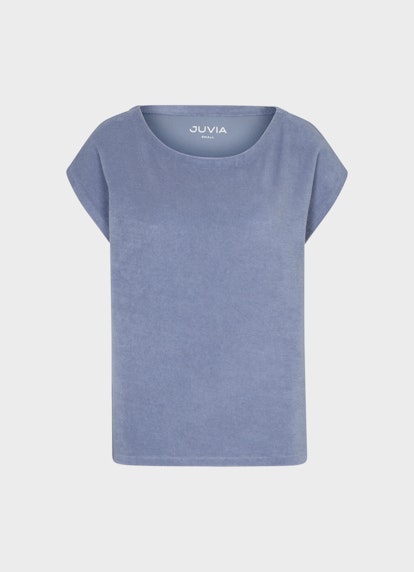 Regular Fit T-Shirts Frottee Boxy - T-Shirt denim