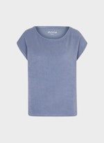 Regular Fit T-Shirts Frottee Boxy - T-Shirt denim