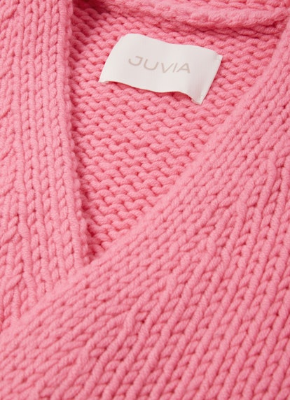 Casual Fit Strick Strick - Cardigan bubblegum