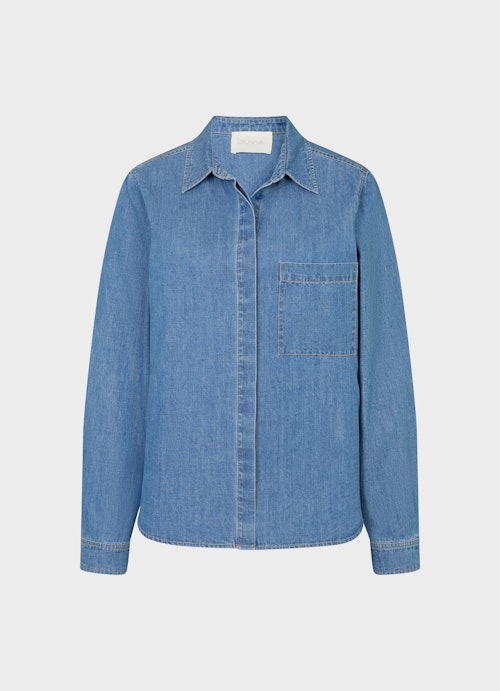 Casual Fit Blusen Denim - Hemd denim