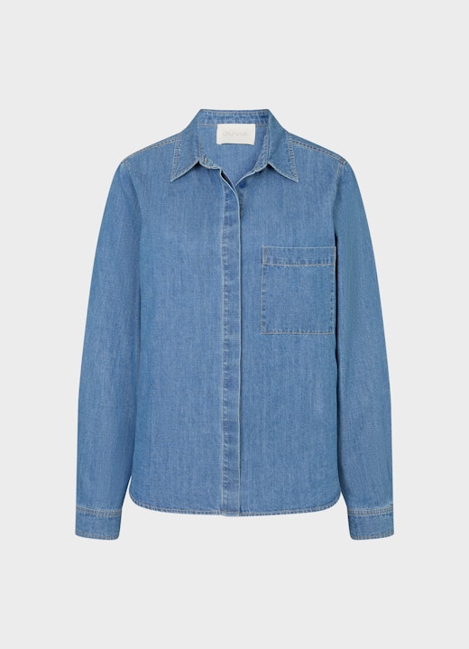 Casual Fit Blusen Denim - Hemd denim