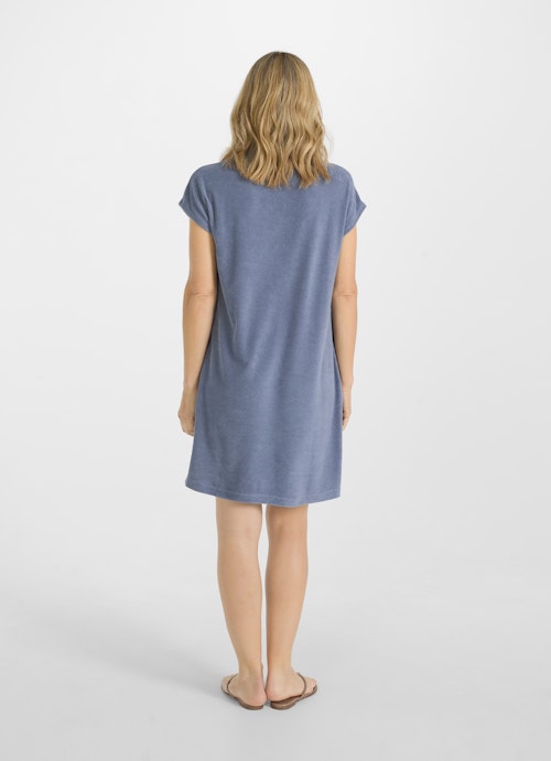 Regular Fit Kleider Frottee - Kleid denim