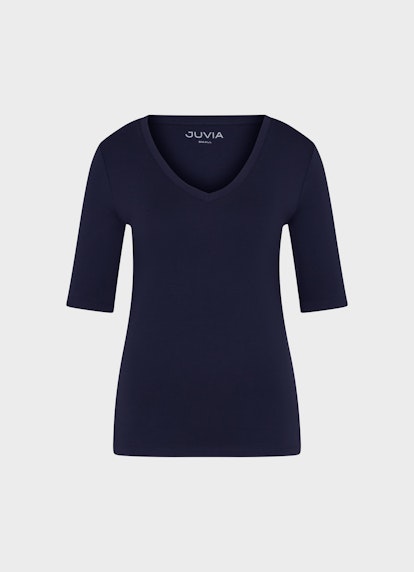 Slim Fit T-Shirts Jersey Modal - T-shirt navy